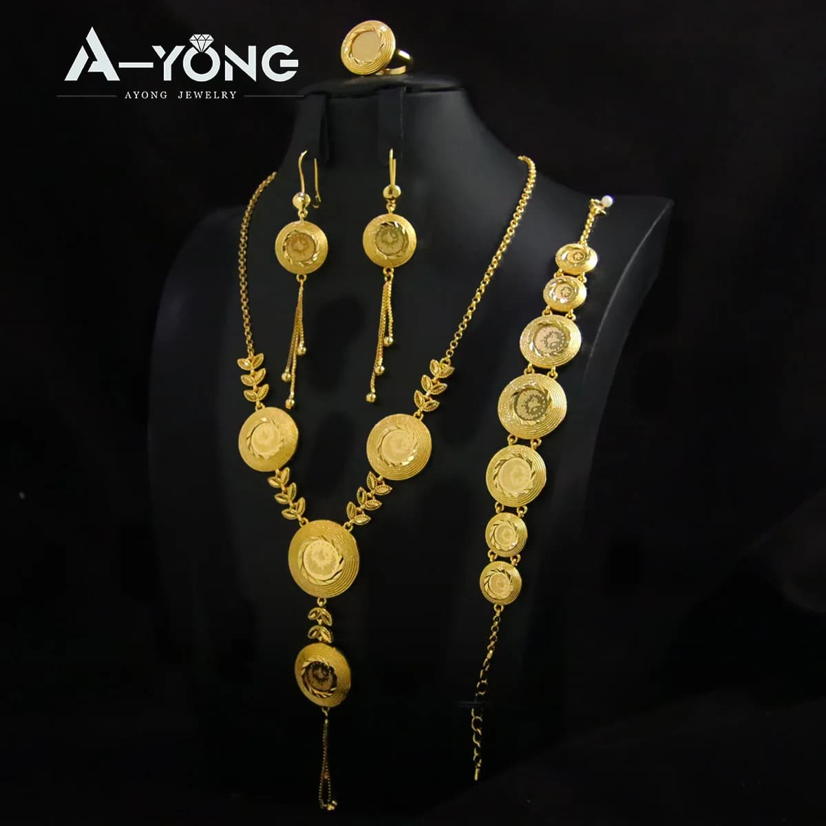 Ensemble de bijoux à breloques de pièces de monnaie Vintage turques de luxe, plaqué or 24 carats, collier de mariage marocain, cadeaux de fête musulmane Oman