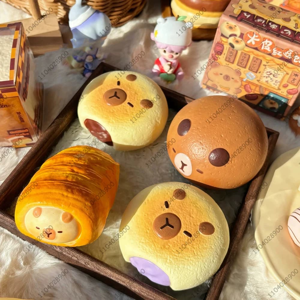 Capybara boulangerie lente augmentation Squishy Capybara jouet pain pâtisserie gâteau presser soulagement du Stress main relaxant cadeau rebond doux