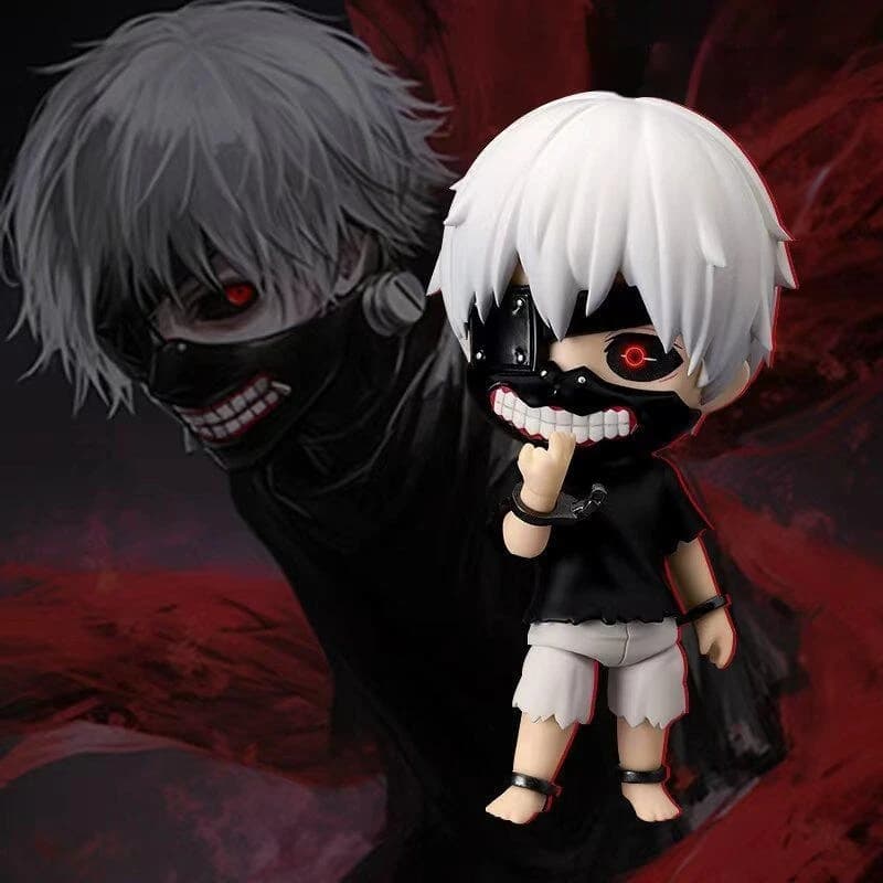 Figurine Nendoroid Q Version Tokyo Ghoul Ken Kaneki 2734, figurines d'action anime, modèle de décoration de bureau, jouets de collection, cadeaux
