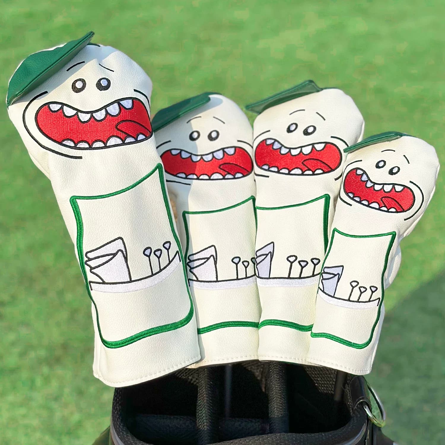 Nouveaux protège-têtes de clubs de golf tendance, housses de protection pour clubs, accessoires de golf, protège-tête de club de golf