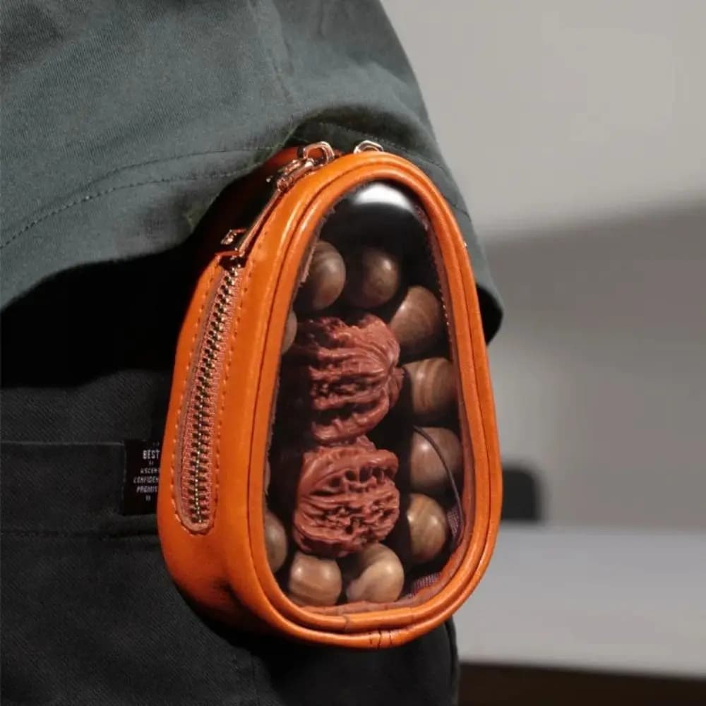 Sac à bijoux portable en cuir, style rétro, élégant, pour le rangement et les voyages, taille compacte, fonction d'organisation