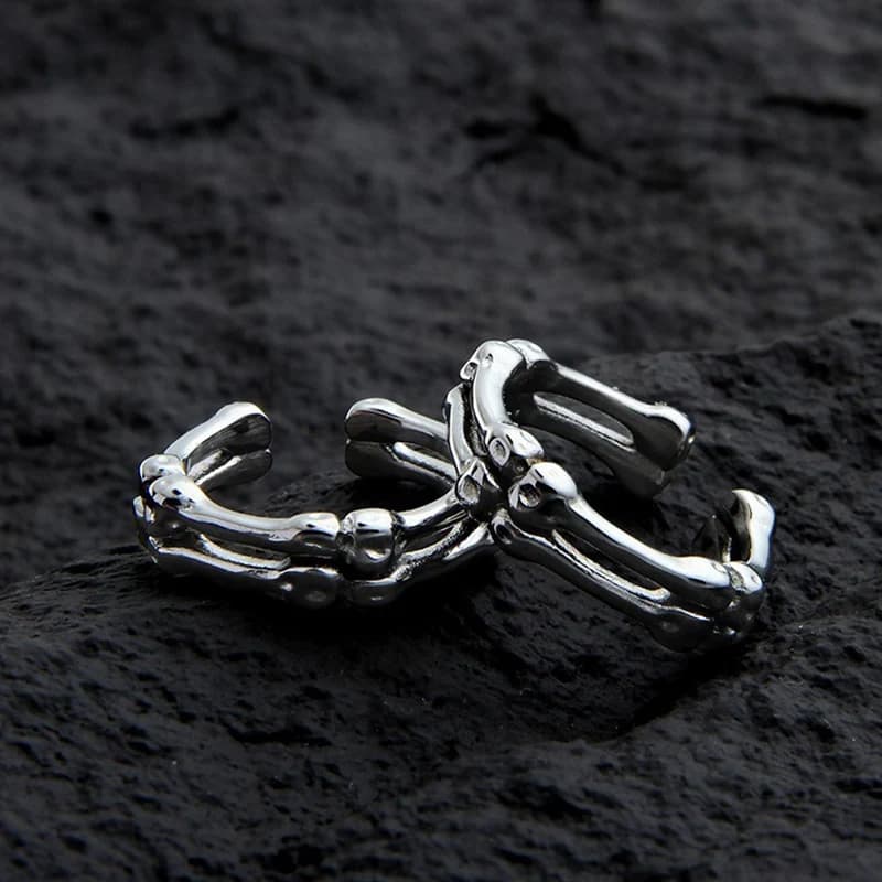 YIZIZAI-Bague Sophia Créative en Argent pour Homme, Bijoux de Doigt Ajustables, Vintage, Punk, Street, Hip Hop, ix