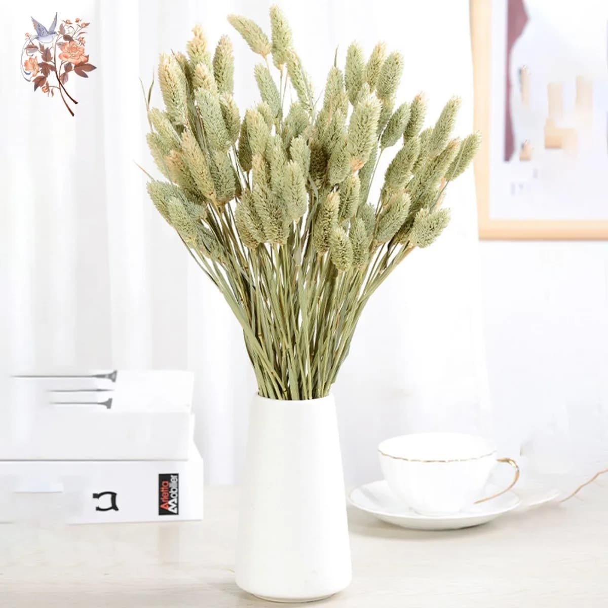 Bouquet de Fleurs vaccées Naturelles, Vrais Bijoux, Plantes Sèches, Accessoires Photo pour la Maison, Décoration de Mariage, Automne, 30/60/90 Pièces