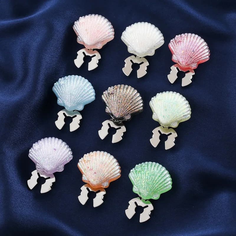 Boutons de manchette en forme de coquille, 1 pièce, haut de gamme, pour vêtements, accessoires exquis et élégants, couverture de boutons de chemise, bijoux à la mode