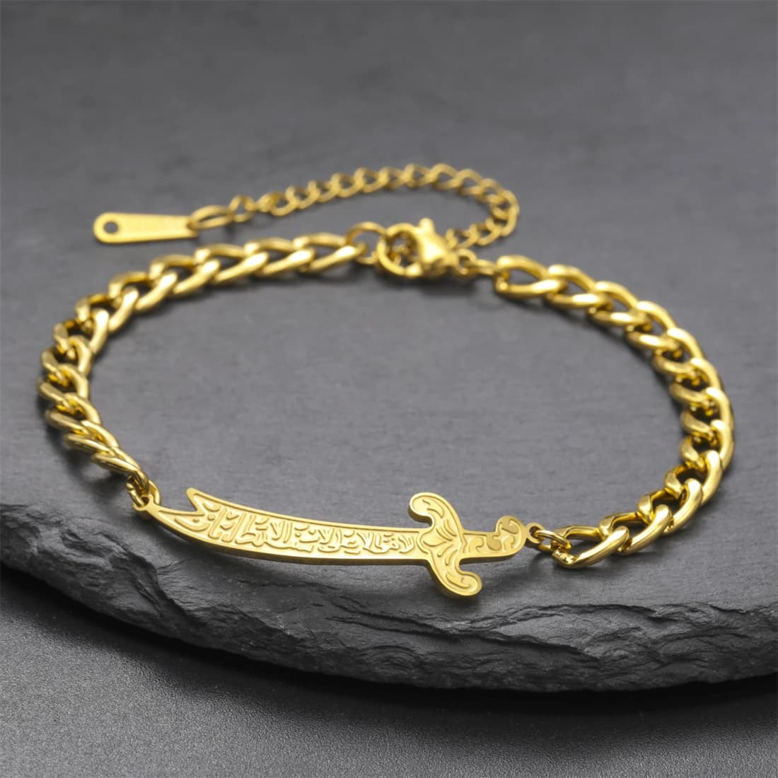 Bracelet Épée Zulfiqar Imam Ali EUEAVAN en Acier Inoxydable