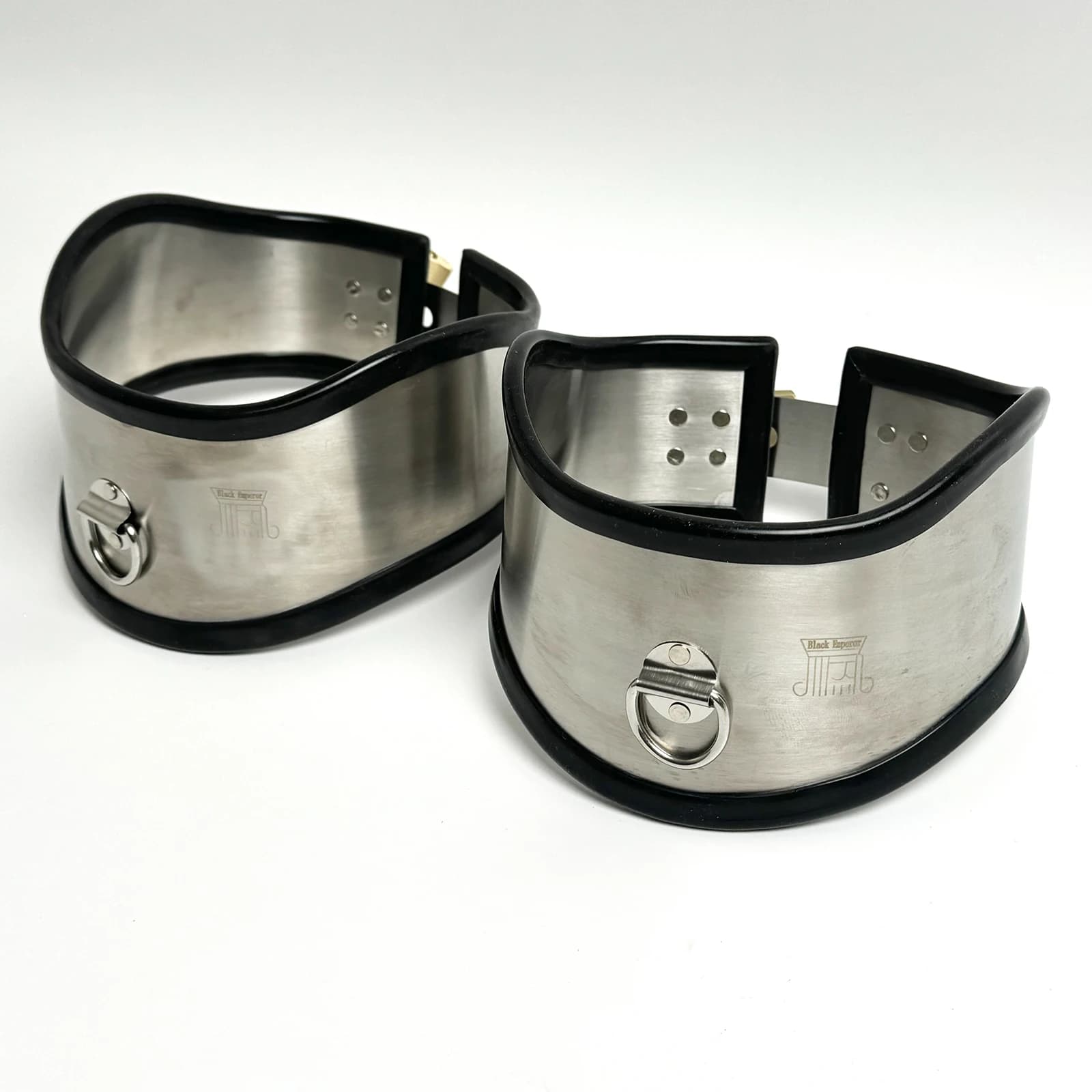 LILUPLAY collier de cou en acier inoxydable Bdsm Bondage