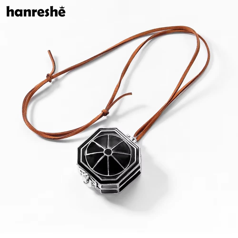 Collier boussole Pirates des caraïbes, bijoux Vintage, médaillon Jack, pendentifs pour hommes, corde longue, collier de Costume en émail noir