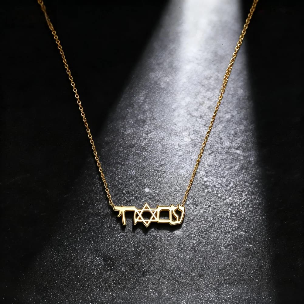 Amaxer – colliers avec pendentif étoile de David Chai pour femmes et hommes