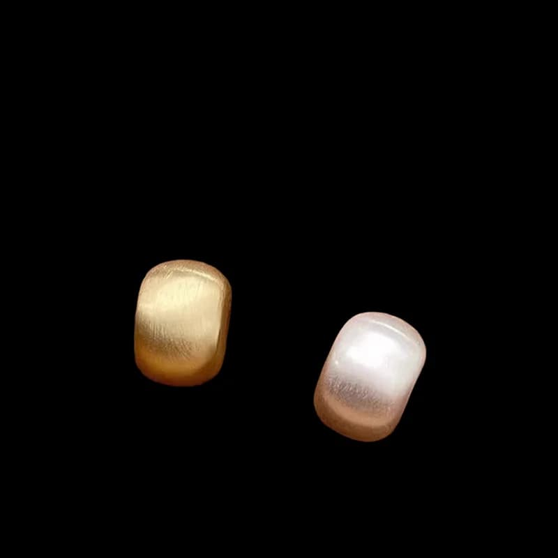 Boucles d'oreilles fines en argent Sterling 925 pour femmes et filles, simples, métalliques, OL, élégantes, géométriques, bijoux coréens