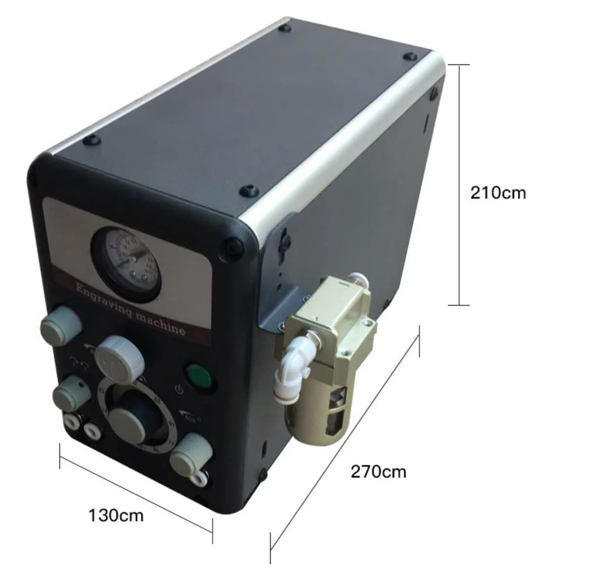 Machine pneumatique de graveur de bijoux 110V/220V