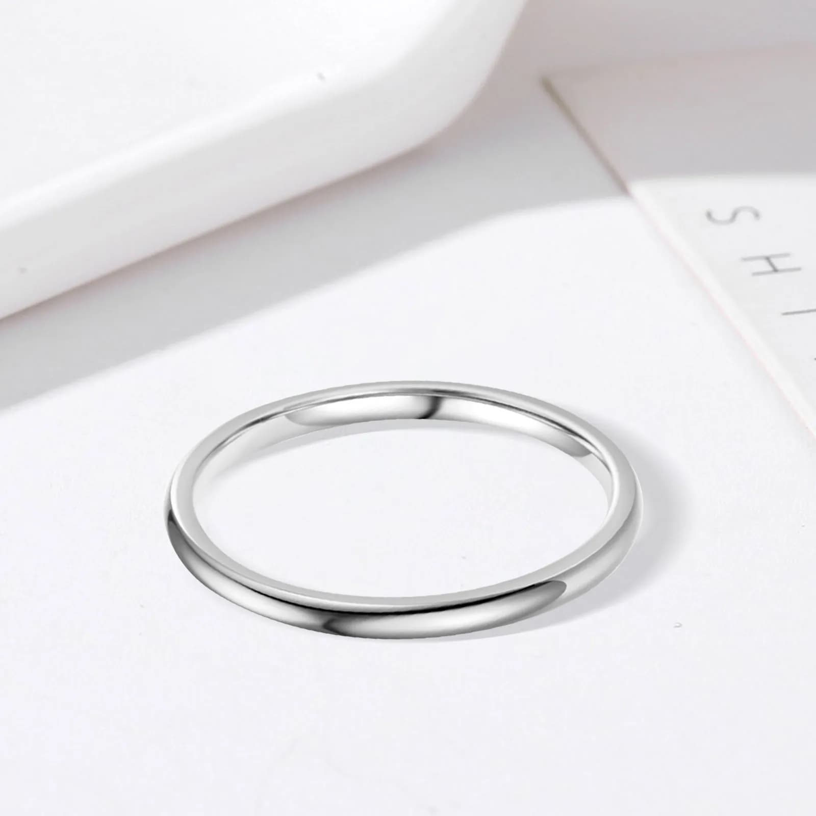 Bague taille 6/7/8/9/10/11/12 brossé Simple couleur argent bague hommes minimaliste alliance bagues de fiançailles femmes hommes bijoux