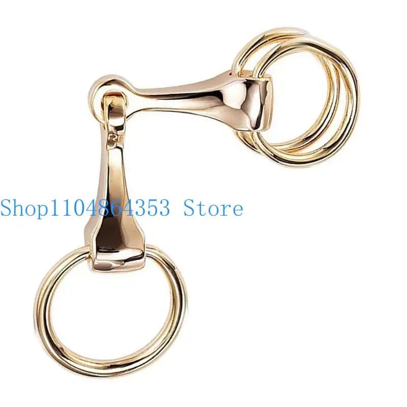 Porte-écharpe à mode avec bouton cheval
