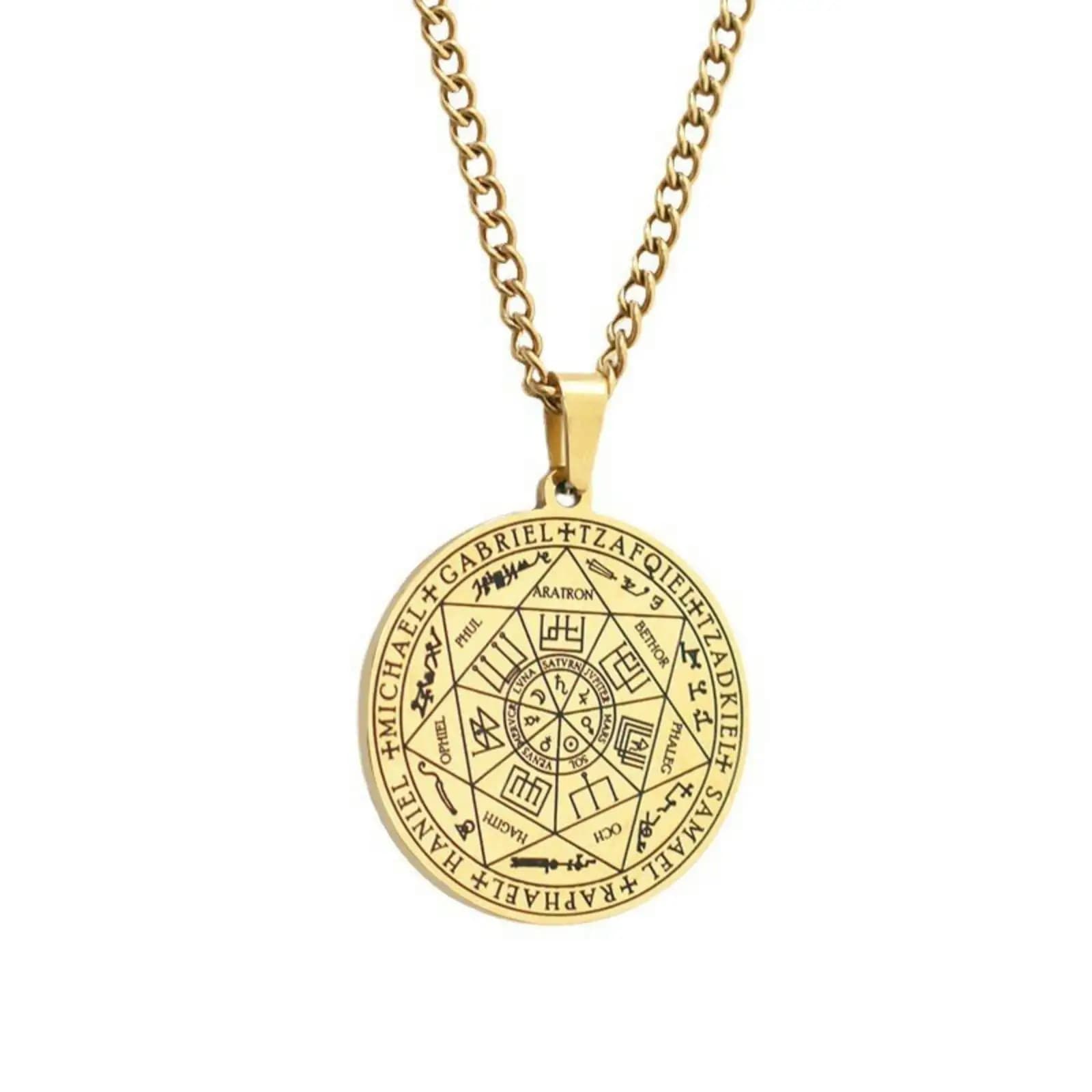 Collier pendentif sept archanges pour femmes et hommes