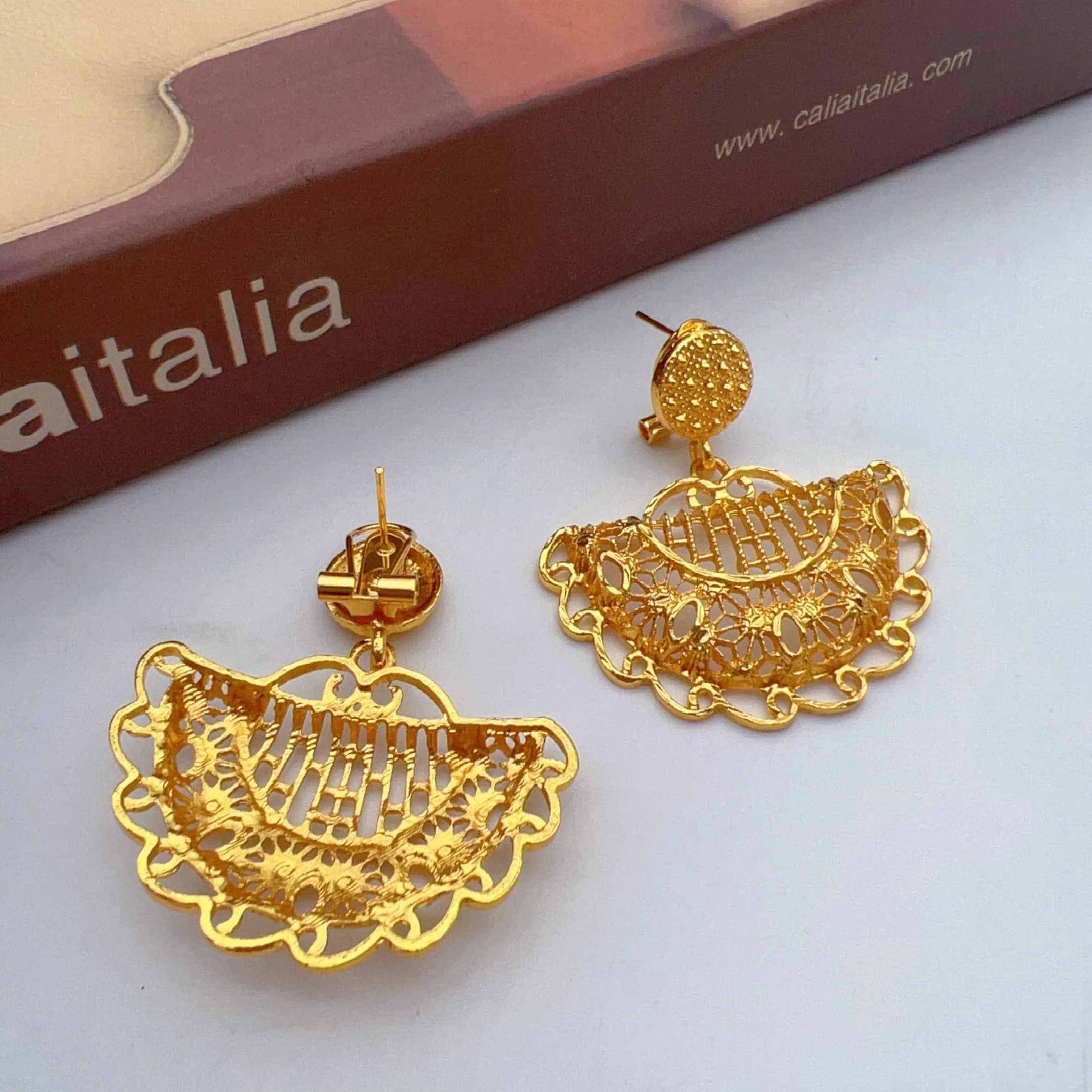 Ensemble de bijoux plaqué or 24 carats pour femmes, style nigérian, collier et boucles d'oreilles, bijoux de mariée brésiliens africains, style Dubaï