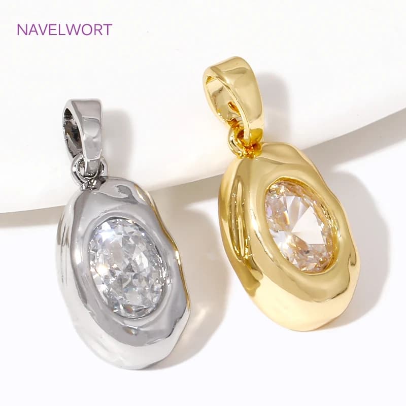 Charms plaqué or 18 carats pour bracelet et collier