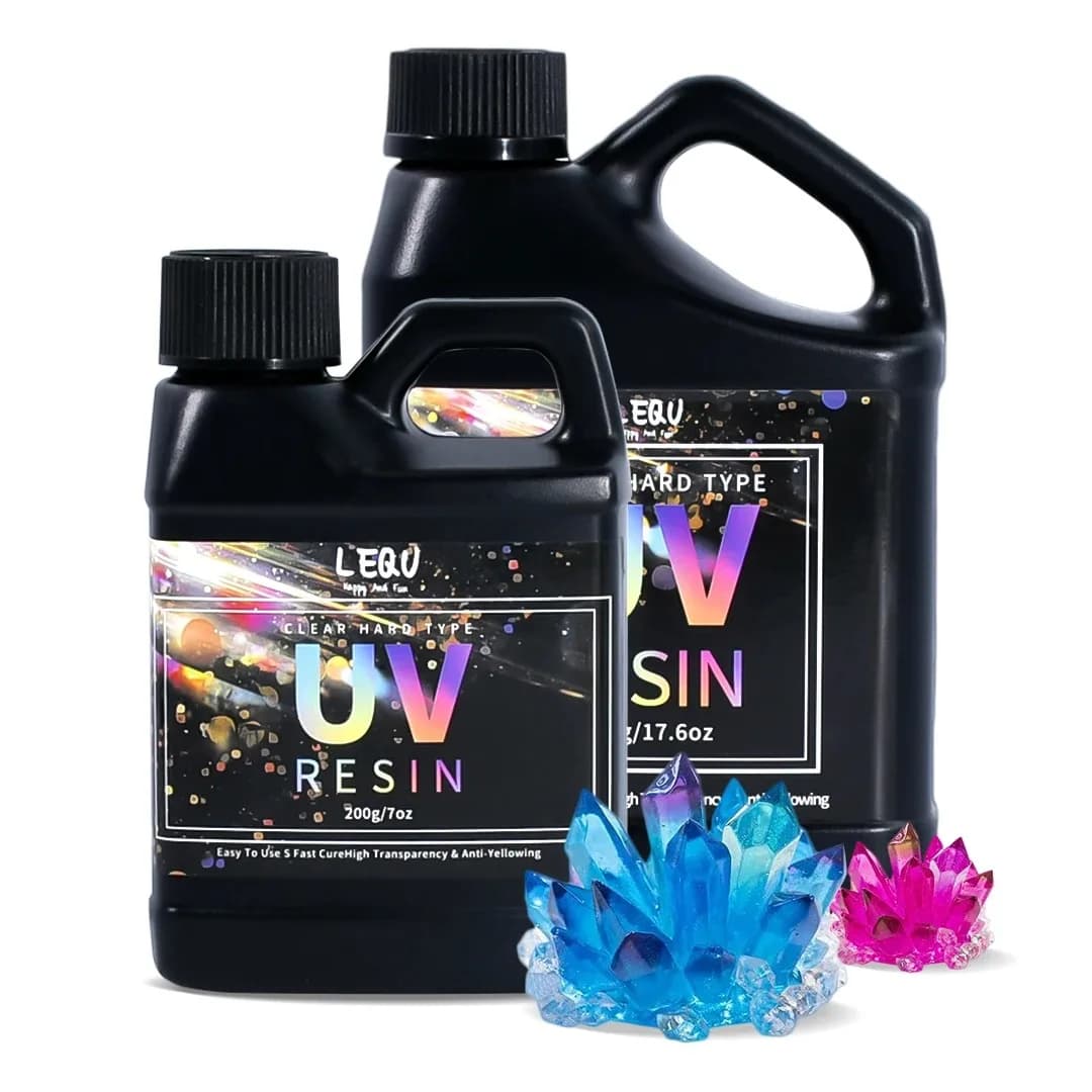 Colle en résine époxy UV 200g/500g, pour la fabrication de bijoux, haute transparence, séchage rapide, haute dureté, lampe UV, décoration faite à la main