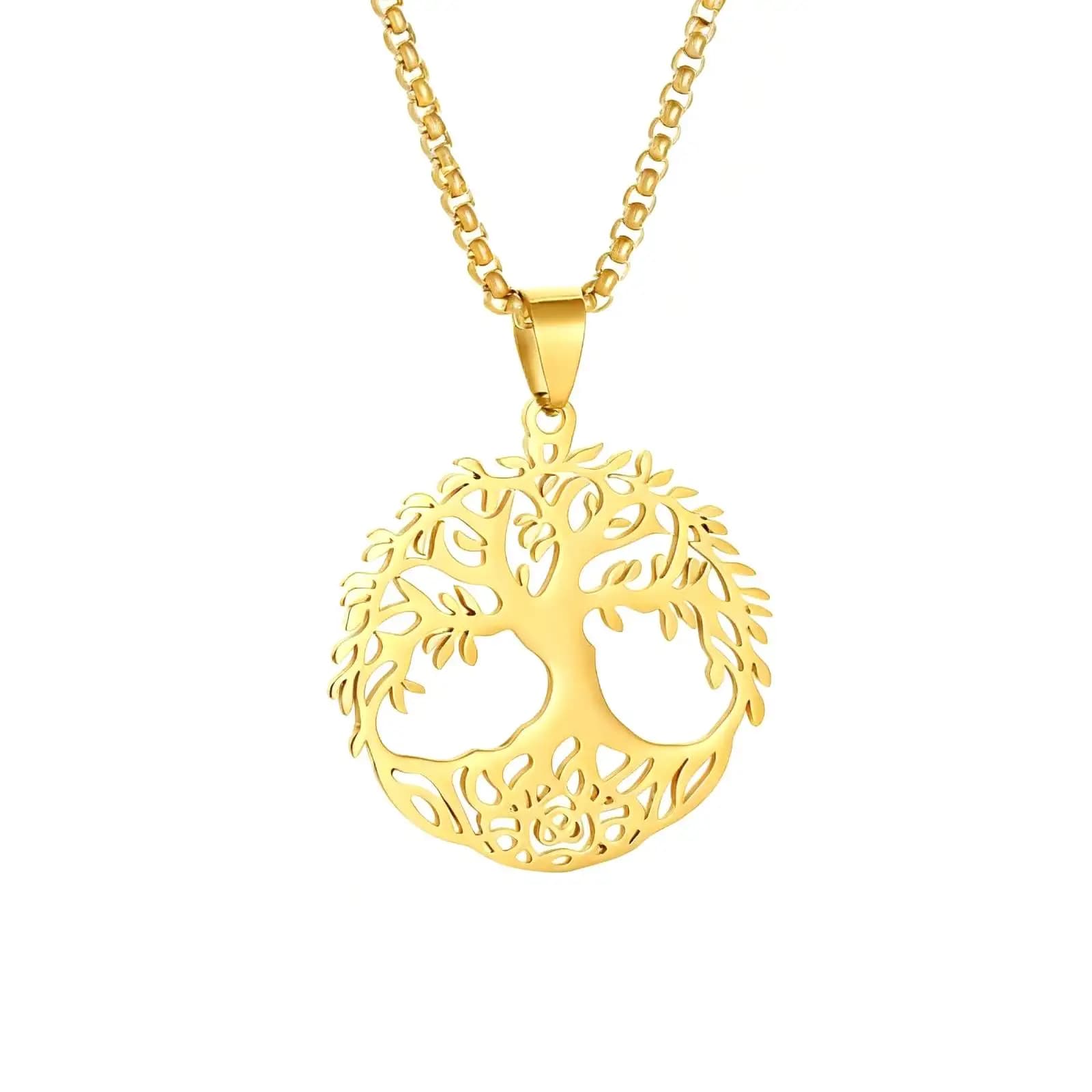 Collier pendentif arbre de vie pour femmes et hommes