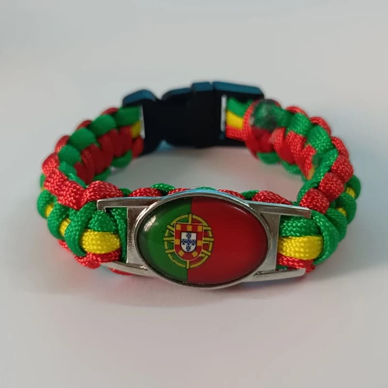Amour Portugal drapeau National Bracelet charme paracorde Bracelets