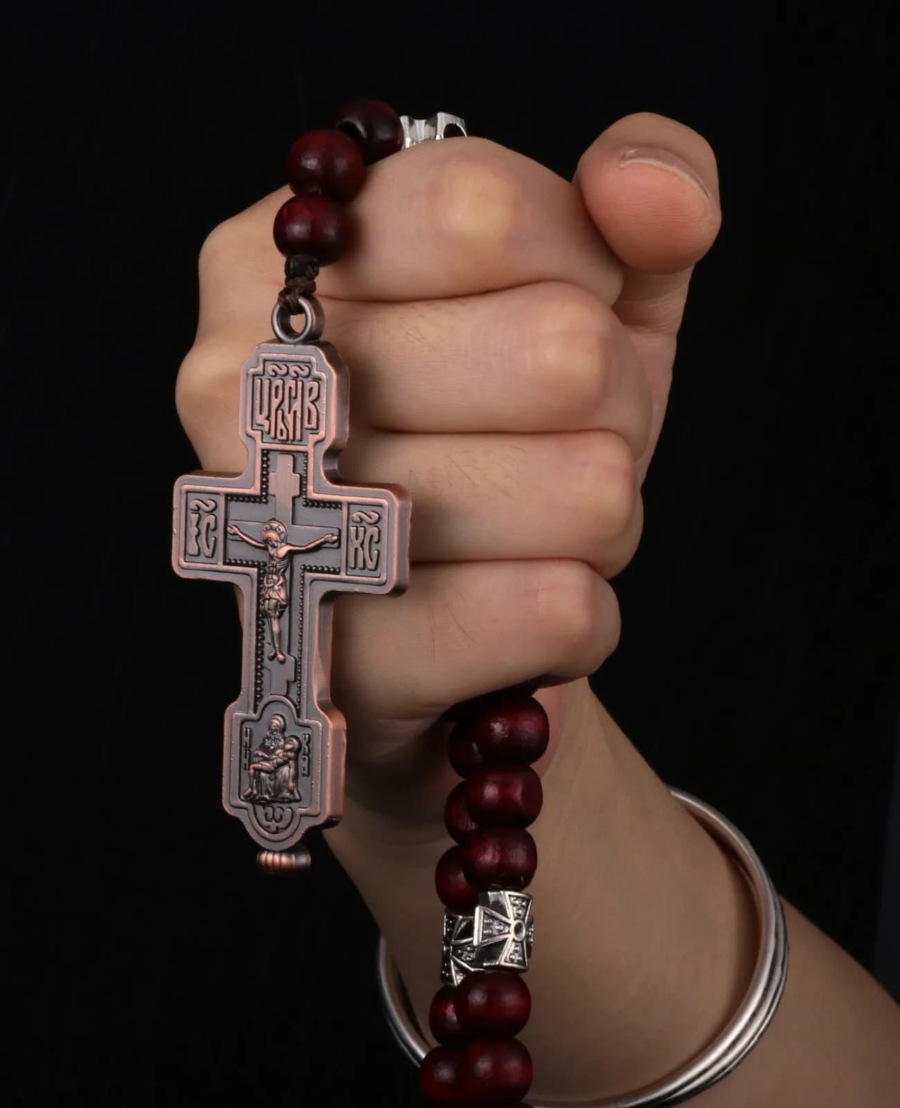 Collier croix sainte vierge marie tendre jésus