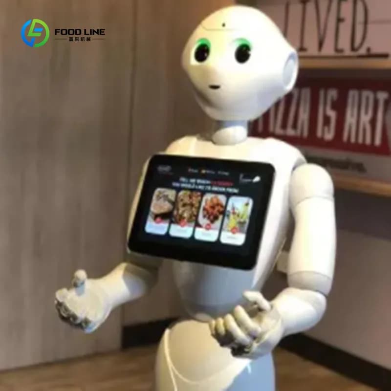 Robot de réception personnalisé, robot guide commercial avec navigation pour les centres commerciaux, les aéroports, les expositions et la réception.