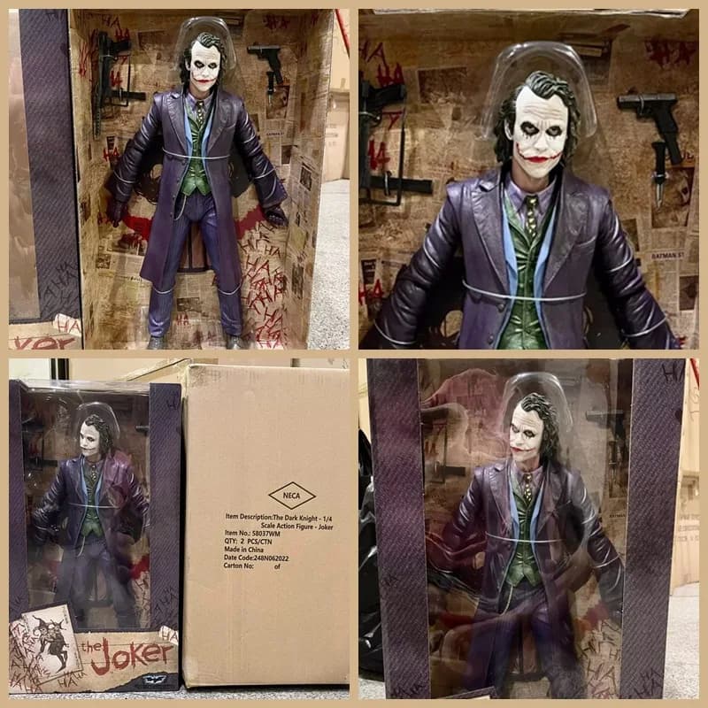 Le film Dark Knight 18 "(40 cm) Joker Heath Ledger NECA figurine d'action à l'échelle 1/4