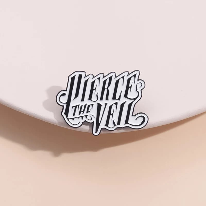 Broche en émail pour groupe de Rock Punk, Pierce le voile, Logo de musique, Badge de sac à dos à revers, bijoux à la mode, cadeau pour Fans et amis