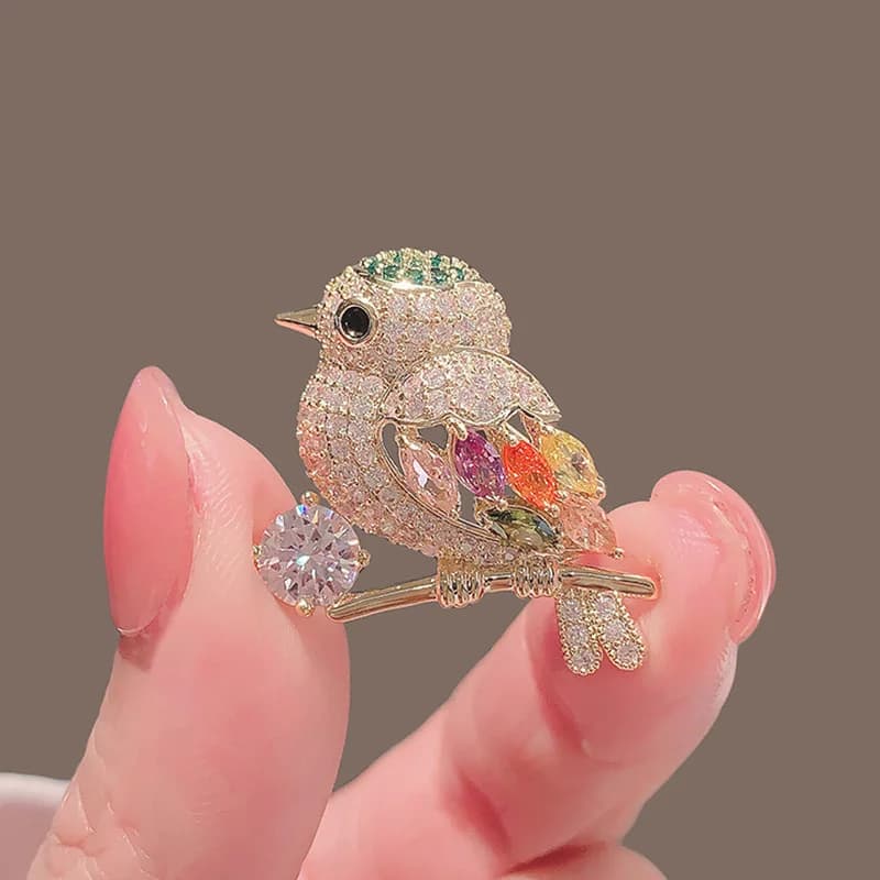 Broche Oiseaux Papillon Chat pour Femme, Perle, Strass, Bijoux ChimAnimal, Manteau, Robe, Épinglettes, Cadeaux De ixDe Mariage, Jolis