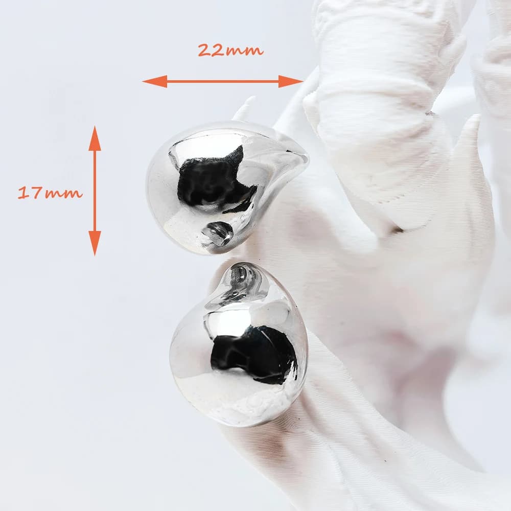 Boucles d'oreilles en forme de goutte d'eau pour femmes, bijoux fins européens, cadeau tendance d'automne en argent Sterling 925