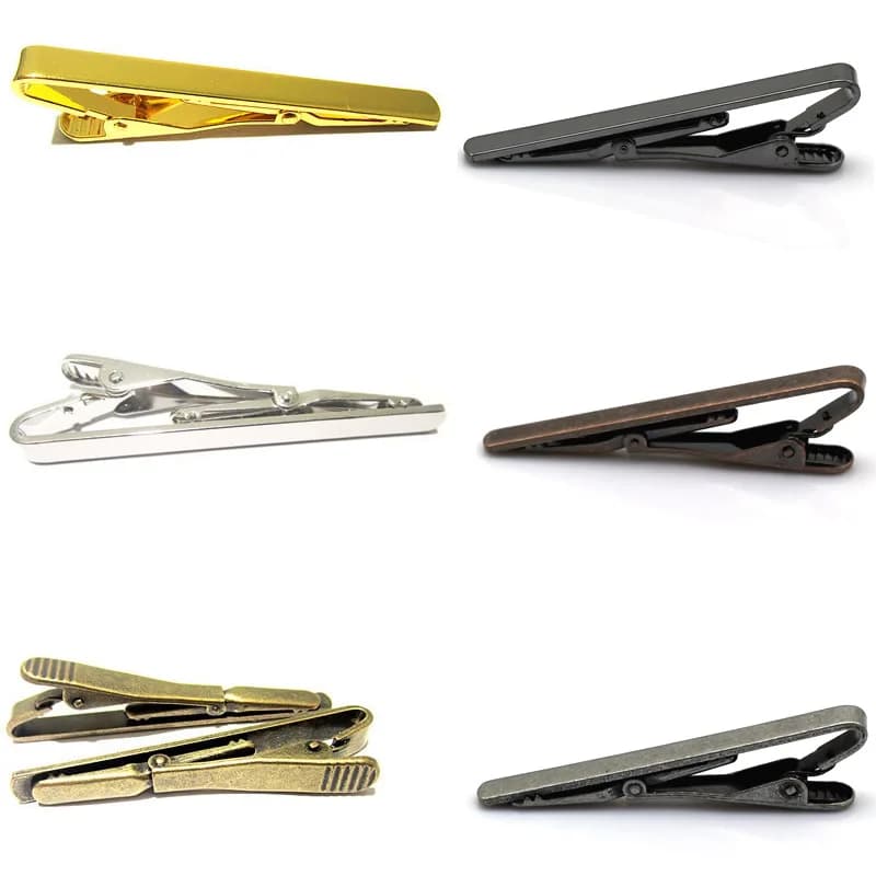 Épingle à clip rétro simple haut de gamme pour hommes, bijoux de luxe, classique, solide, document, bar, cérémonie de mariage, décor, cadeaux, accessoires