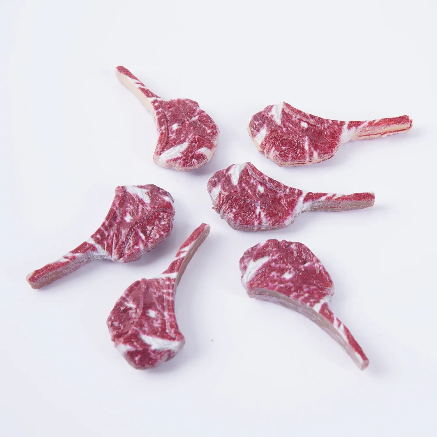 Mini Steak Tomahawk, 10 pièces, faux aliments, Simulation de nourriture, accessoires de Steak, maison de jeu, jouets pour enfants, accessoires de cuisine