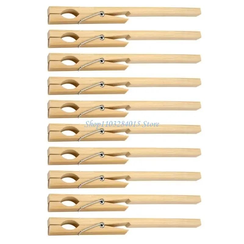 R6FF 10 pièces support Tube à essai adapté aux Tubes 10-20mm diamètre, pinces Tube à essai en bois pour laboratoire