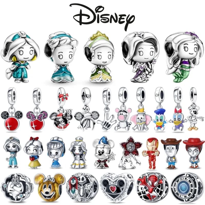 Breloques et pendentifs personnages de dessins animés Disney, nouveau film, guerrier de la justice, adaptés aux bracelets et colliers DIY 3 mm, bijoux fins, cadeau