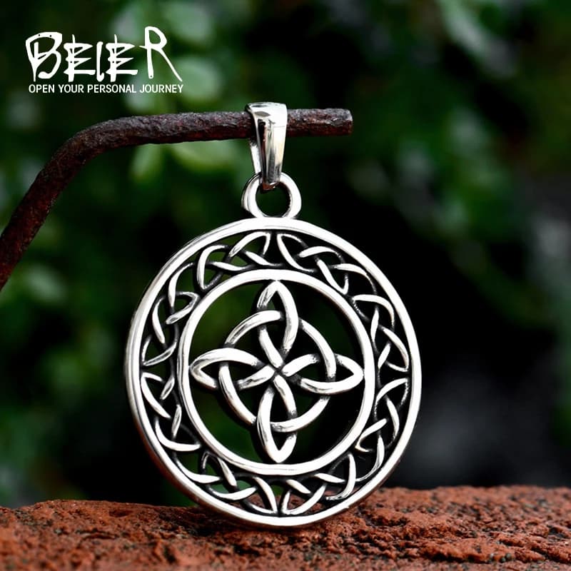 Beier Europe du Nord Viking En Acier Inoxydable Pendentif Collier Prix De Gros Classique Hommes Bijoux De Mode pour homme BP8-650