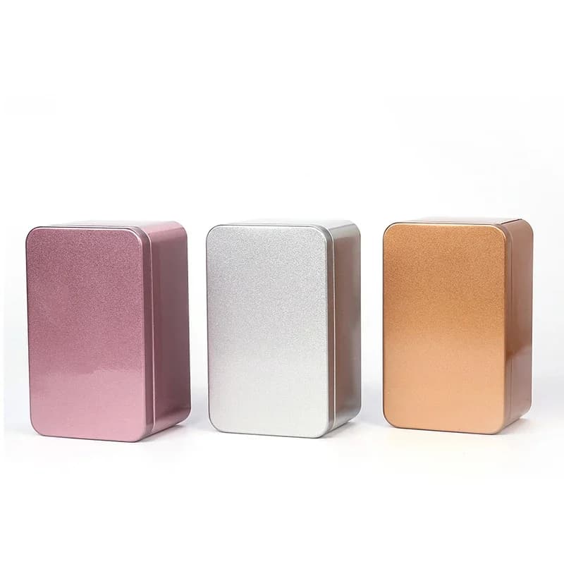 Boîtes de rangement en métal pour accessoires de bijoux, boîtes de thé, bonbons, chocolat, boîte en fer, emballage de strass au chocolat, 18 boîtes cadeaux