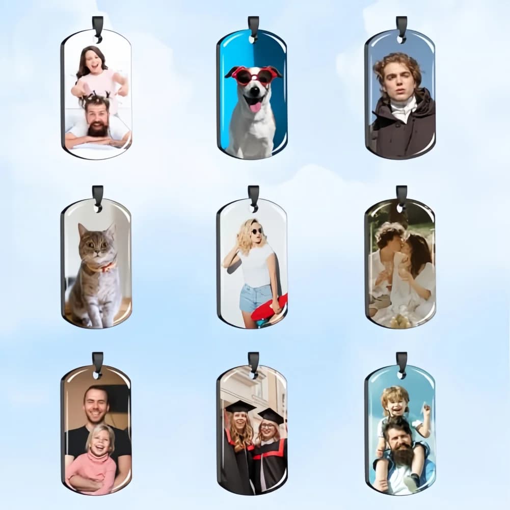 Amaxer – collier avec Photo personnalisée