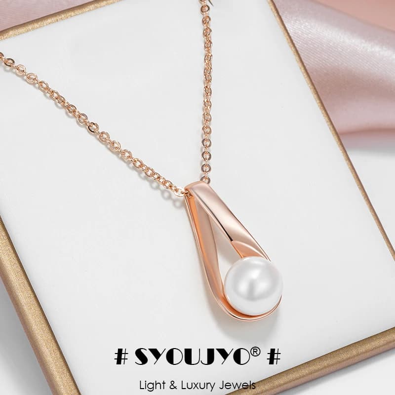 SYOUJYO – colliers à perles tendance pour femmes