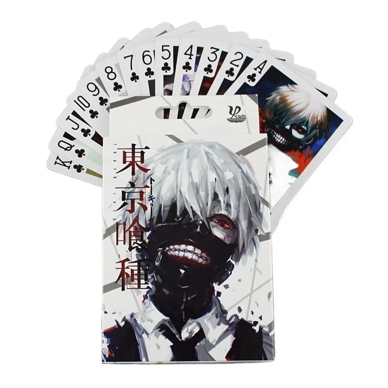 Cartes de Poker Anime Tokyo Ghoul, accessoires de jeu de bureau, nouveauté pour Fans de dessins animés, accessoires de Collection