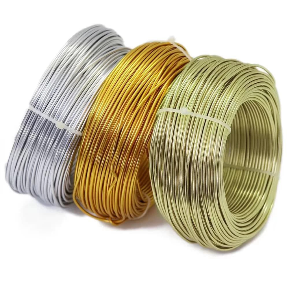 Fil d'aluminium 3mm 4mm 25/12 mètres