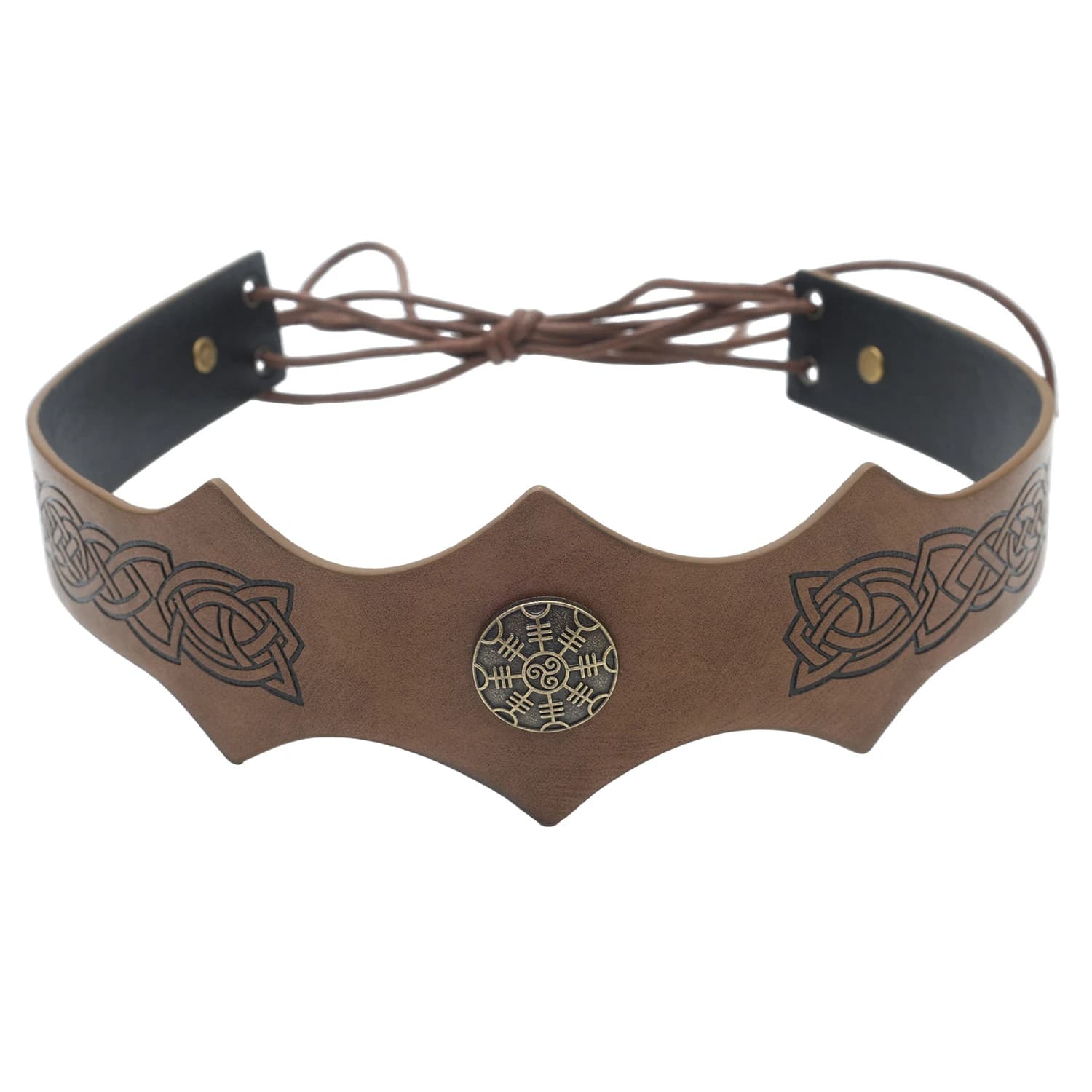 Bande de Sauna de oral alier Médiéval, Couronne de dérivViking, Accessoire de Cosplay d'Halloween, Accessoire de Prairie Roman Kokor, Équipement de Gladiateur