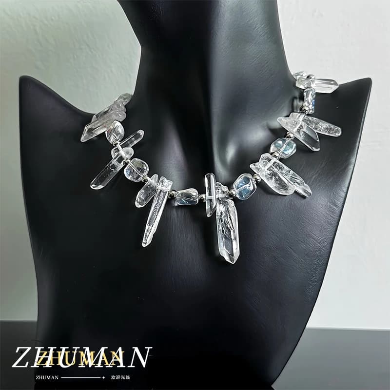 ZHUHE Lcicle collier nouveau Style gothique pour femmes hommes bijoux accessoires cadeaux de fête