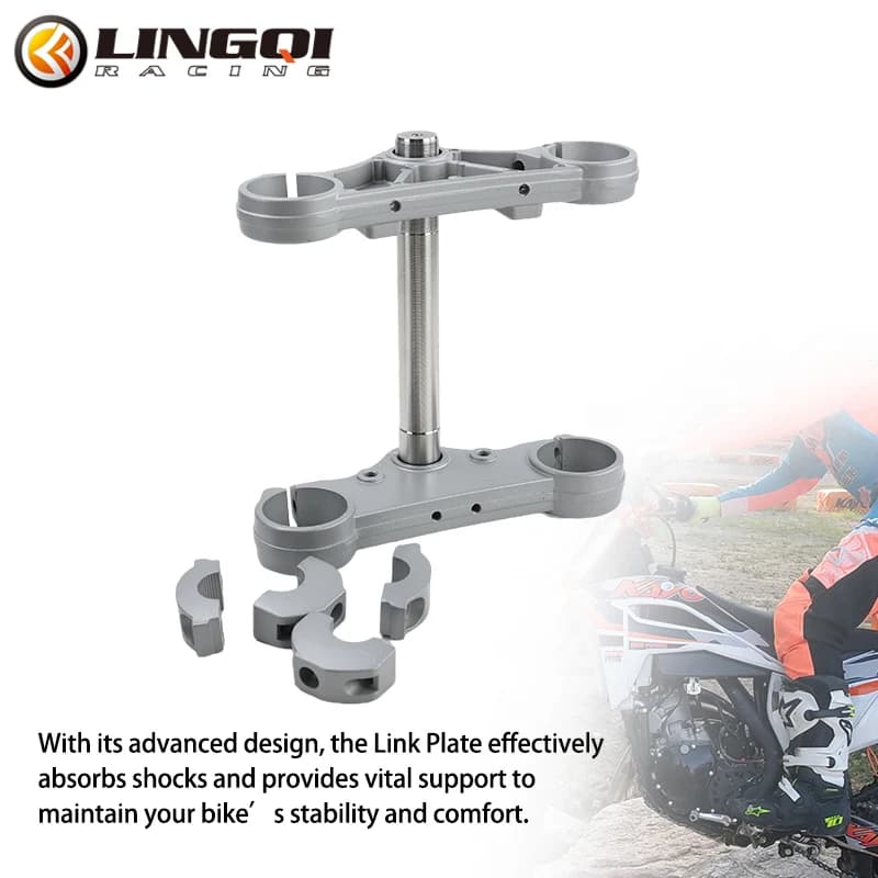 Fourche avant de moto en aluminium, pince à Triple arbre pour Scooter, Dirt Pit Bike, barres de montage sur guidon, accessoires de Motocross