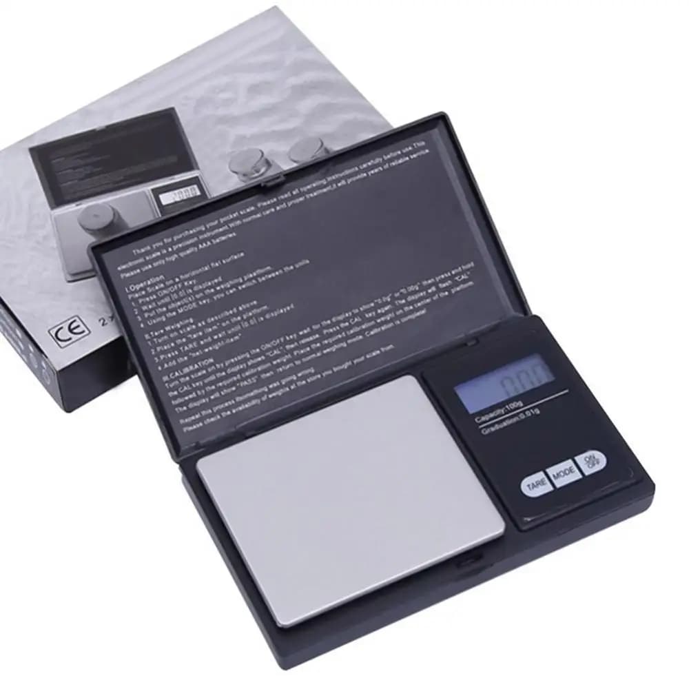 100g/0.01g 500g/0.1g Balance à bijoux électronique de poche Mini balances numériques de précision pour bijoux
