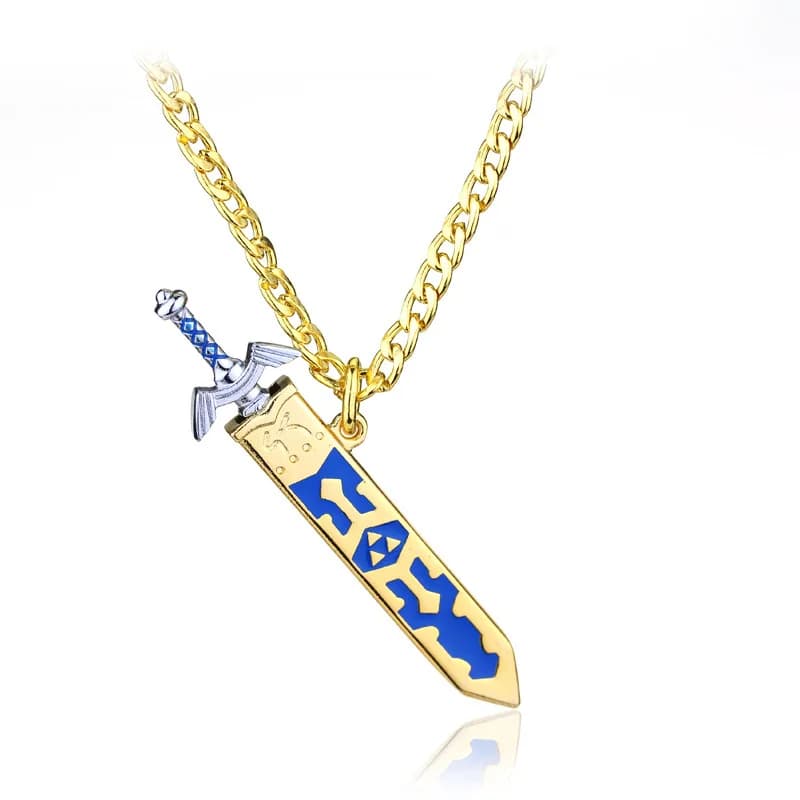 Périphériques de jeu la légende de Zelda Skyward épée Llavero Colgante collier para Hombre collier de Fans de jeu