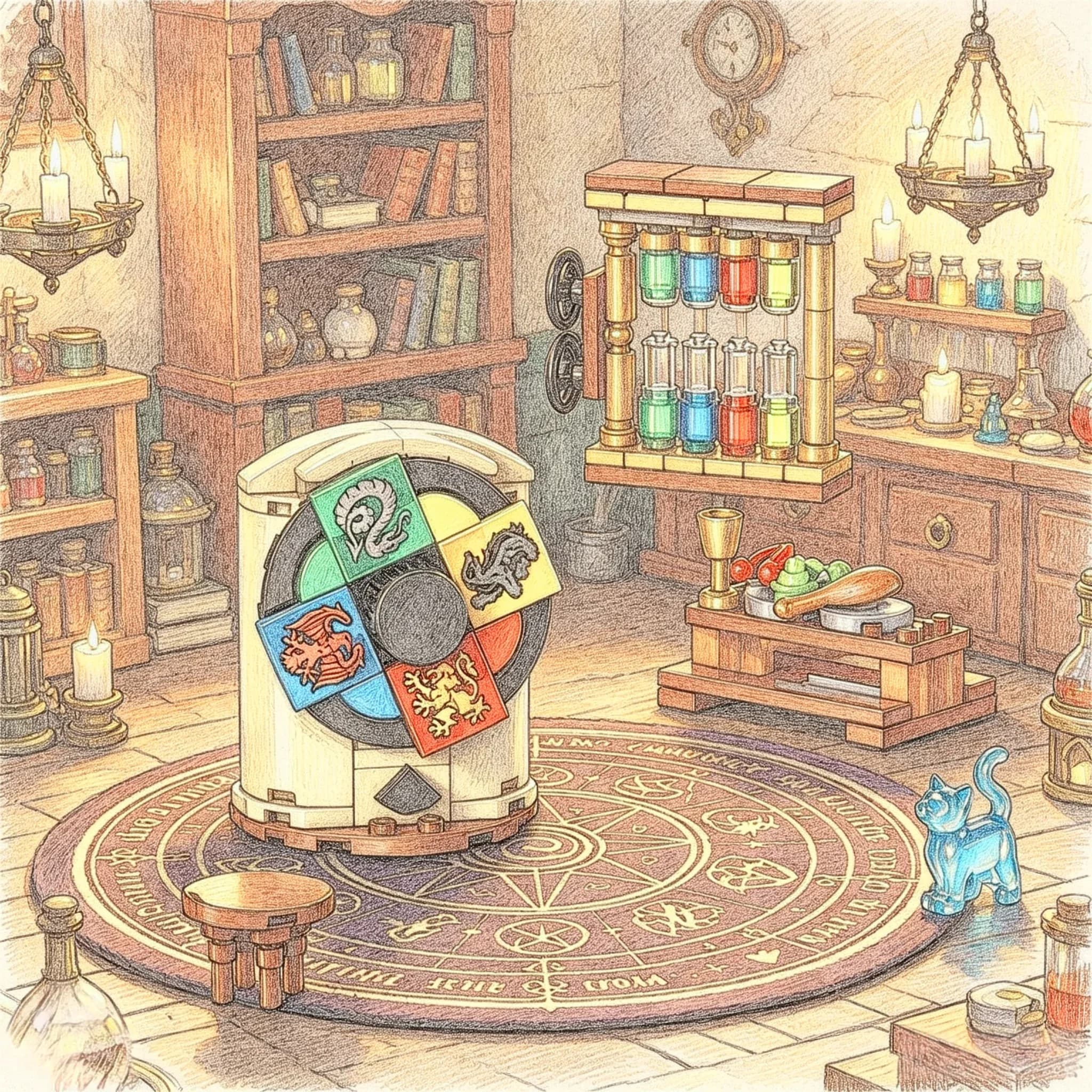 Nouveau Chapeau de la Branche du Château d'Hogwarts Harry 2026 – Thème Magique
