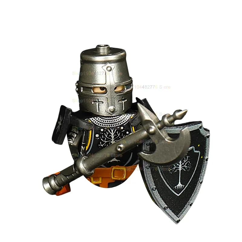 Chevaliers de l'Armure Lourde ST Médiévaux Lion Doré