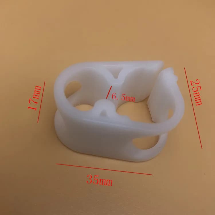 10 pièces serrage 6-12mm Tube de pincement médical réglable Robert pince contrôle du débit d'infusion POM Siphon collier de serrage