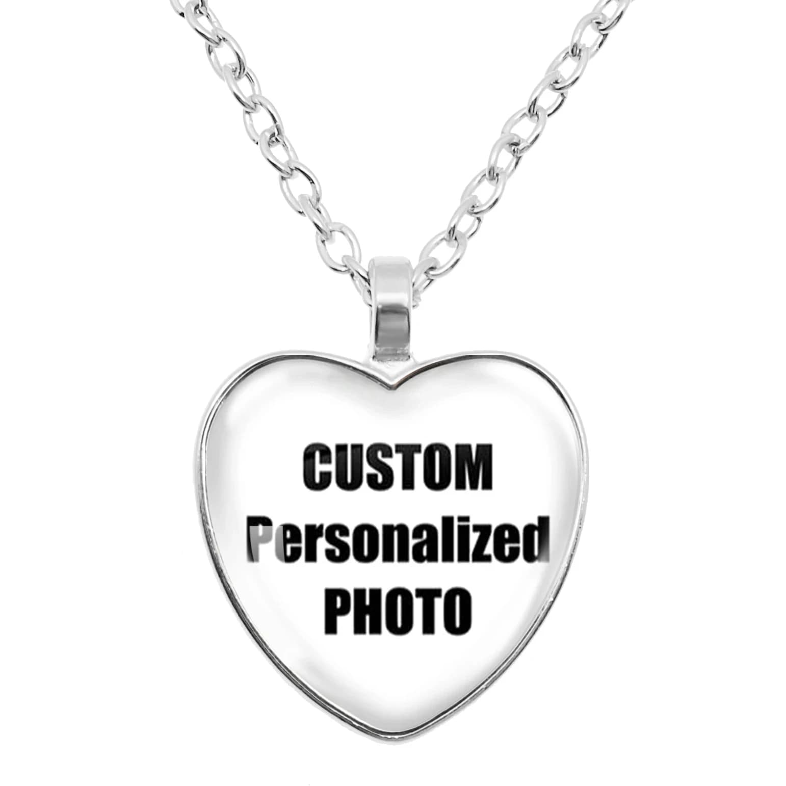 Collier personnalisé Double face en forme de cœur, Photo maman papa bébé Parents, collier en forme de cœur d'un côté, cadeau d'anniversaire de famille