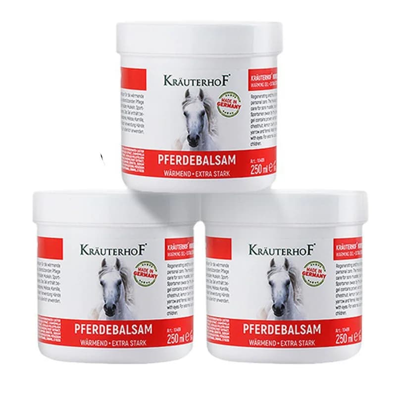 Baume de massage à la marron d'Inde Krauterhof allemand 250ml