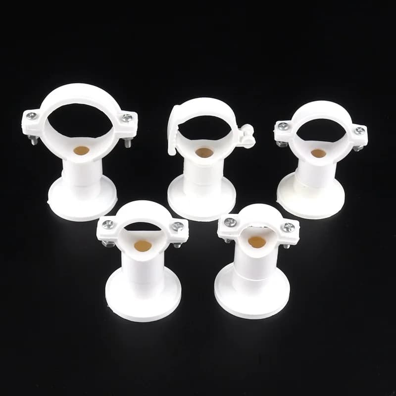 Joendoco-Collier de serrage pour tuyau d'eau en PVC, 20mm, 25mm, 32mm, 40mm, tube en PVC, double usage, d'argile de jardin, 5 pièces