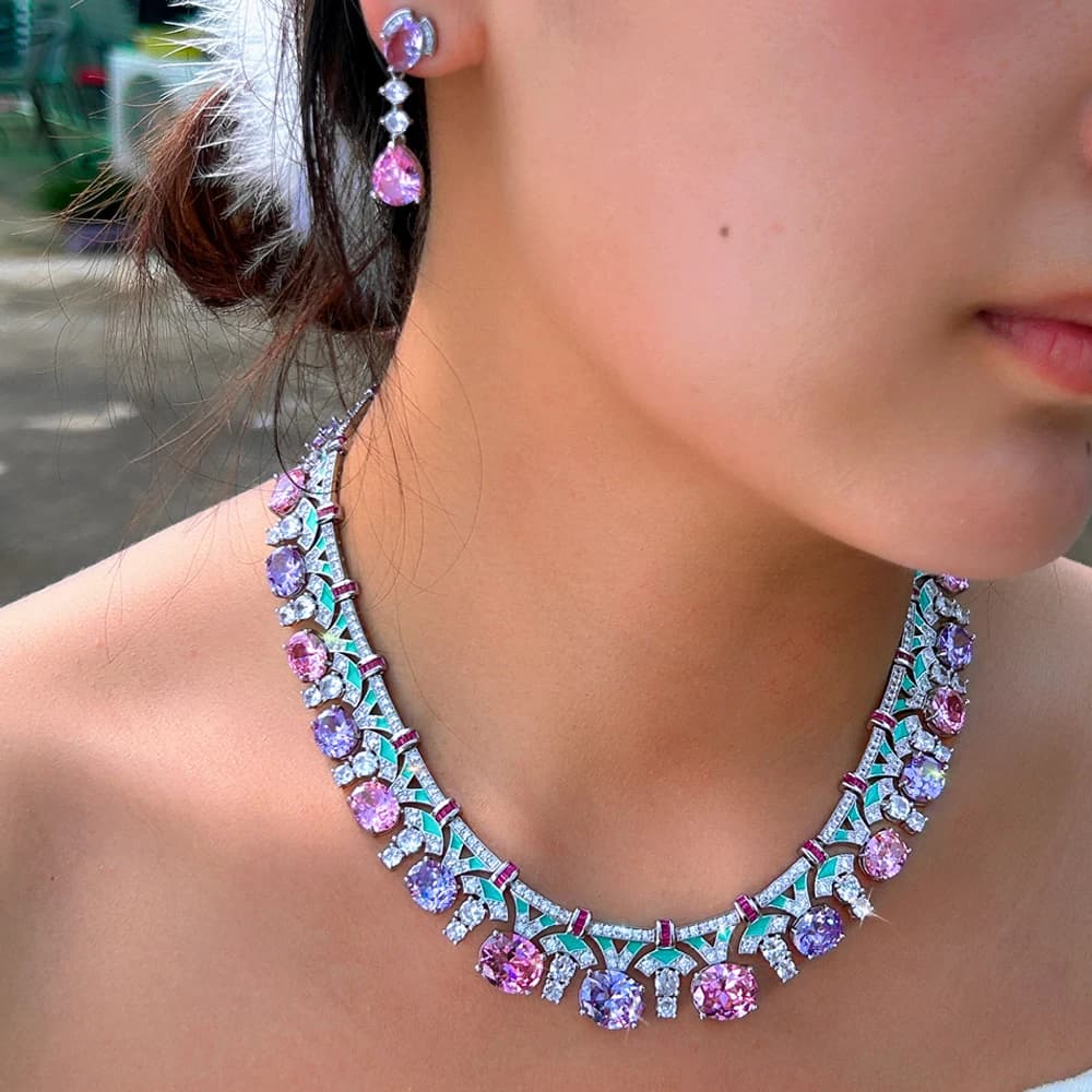 Ensemble de bijoux de luxe pour femmes